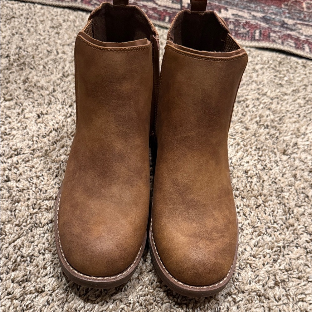 Classic Tan Ankle Booties - Picture 2 of 5